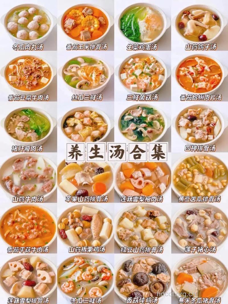 秋季养生汤做法大全