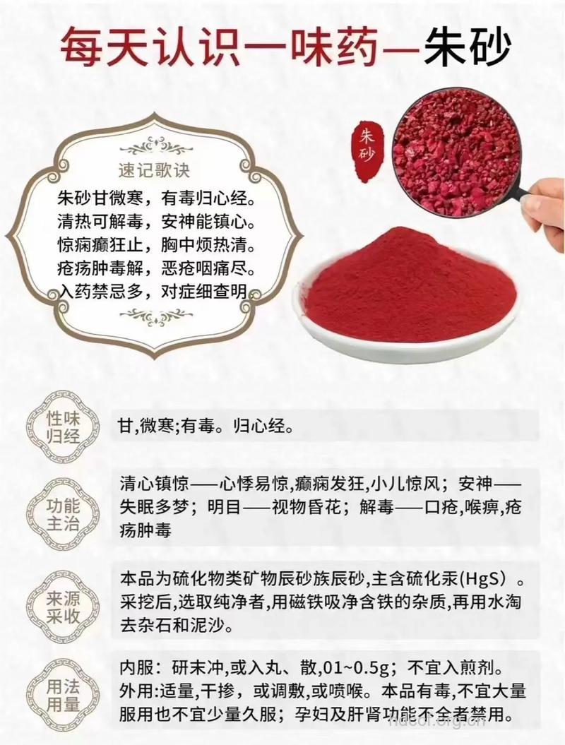 含朱砂的中药伤害肾脏