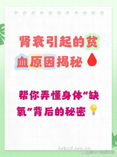 慢性肾衰怎么会诱发贫血