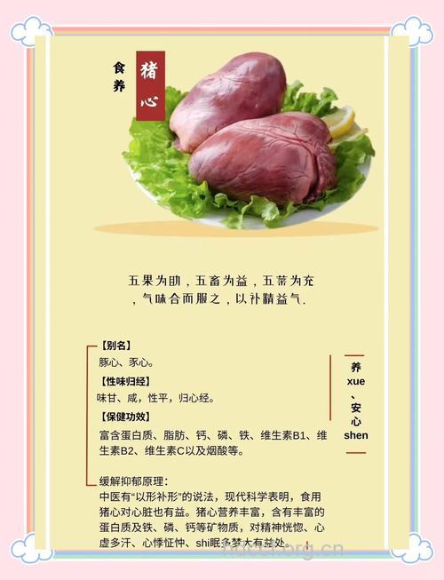猪心的营养价值