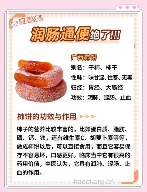 柿饼的营养价值