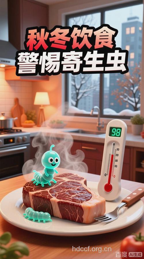 食物煮熟,慎防寄生虫