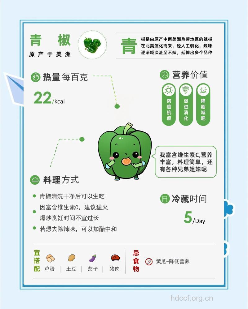 细数青椒的7大功效