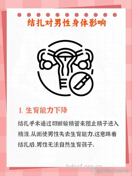 男性结扎后有什么影响