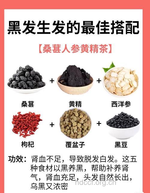 一头乌黑头发 离不开四款食疗方