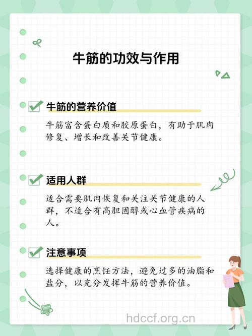 牛筋的营养价值