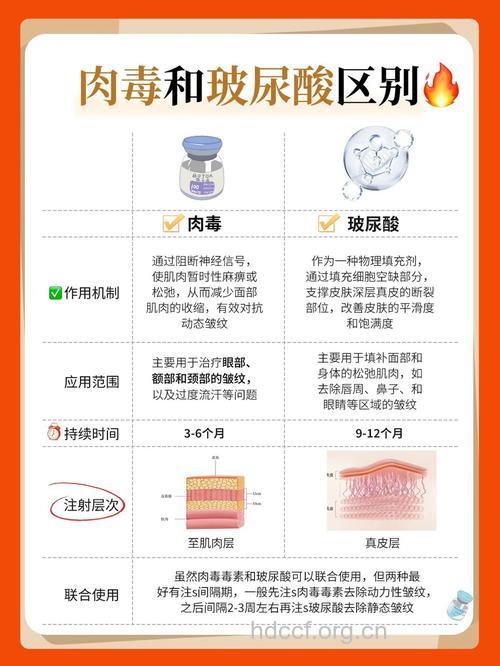 玻尿酸与肉毒素除皱有什么区别