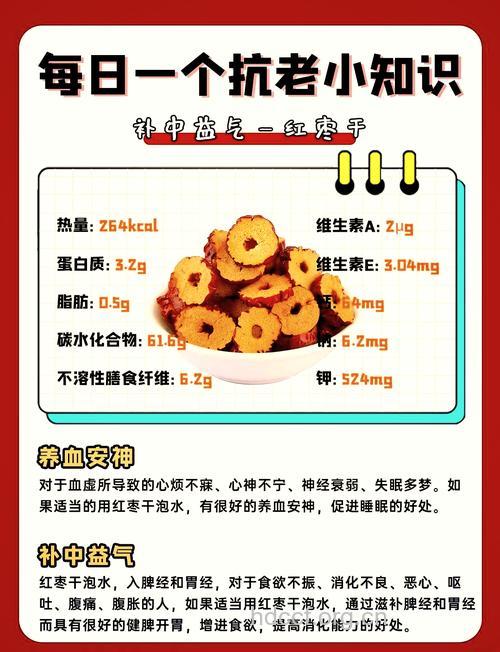 干吃红枣不止补血养颜 还有这些好处！
