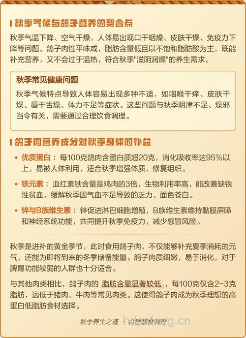 鸽肉的功效与作用