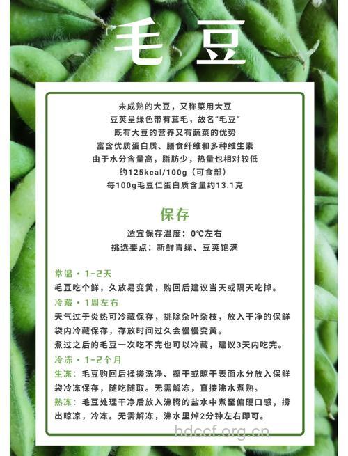 毛豆的营养价值