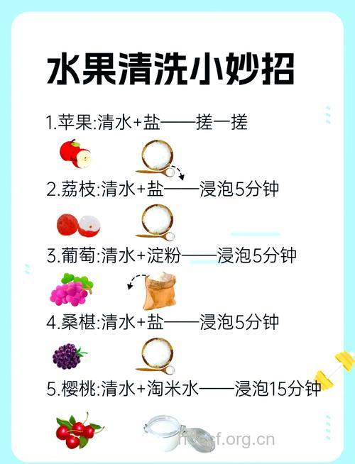水果盐水消毒法