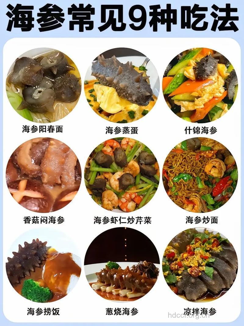 八大珍品之海参 推荐海参的2种做法