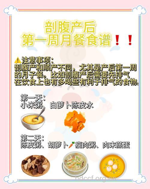 警惕！剖腹产术后的一周饮食