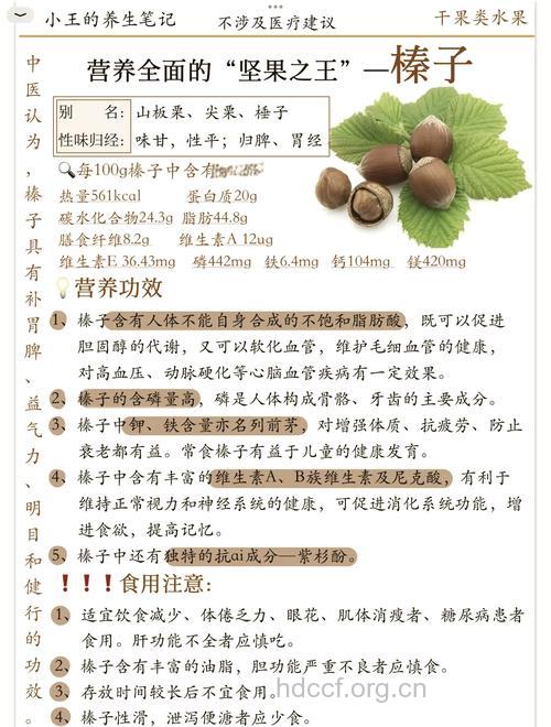 榛子的营养价值有什么？
