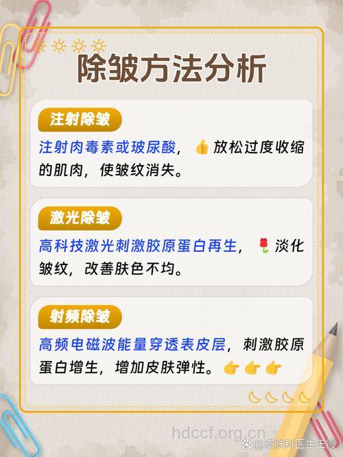 非手术的三个除皱方法