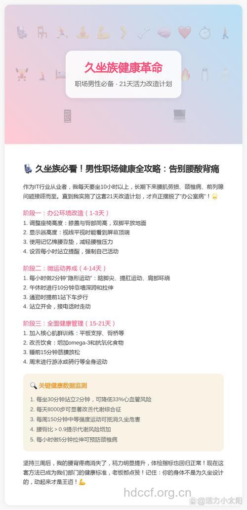 职场男性有什么健康隐患
