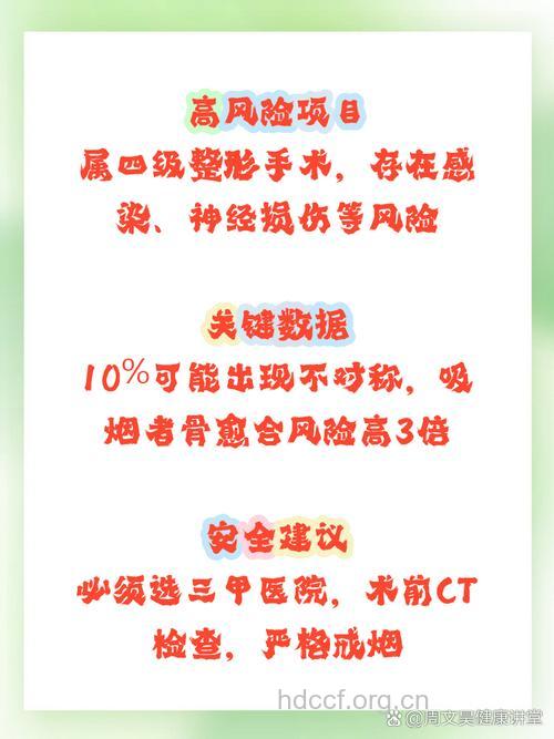 高颧骨整形有多少风险？