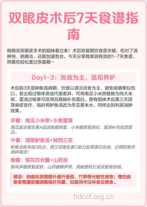 整形术后怎么饮食调理