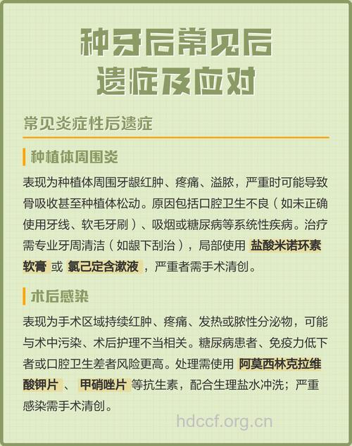 种植牙术后5个不良后遗症