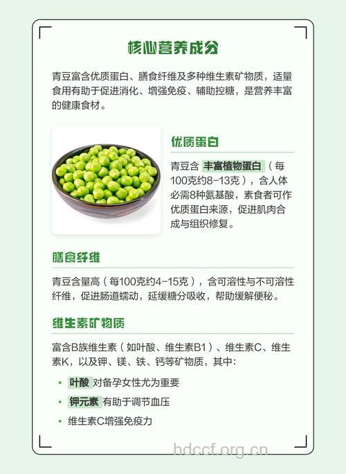 青豆的营养价值分析