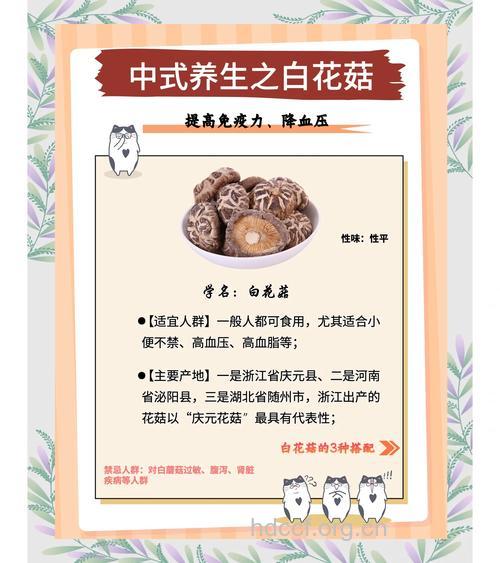 花菇的功效与作用