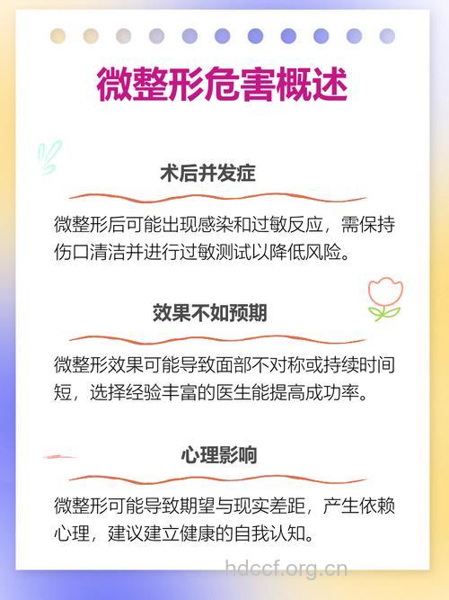 微整形也会有风险?