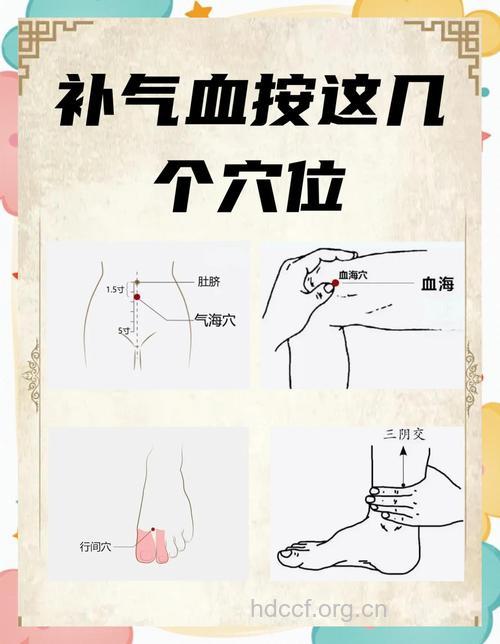 女性想补血可按摩3个穴位