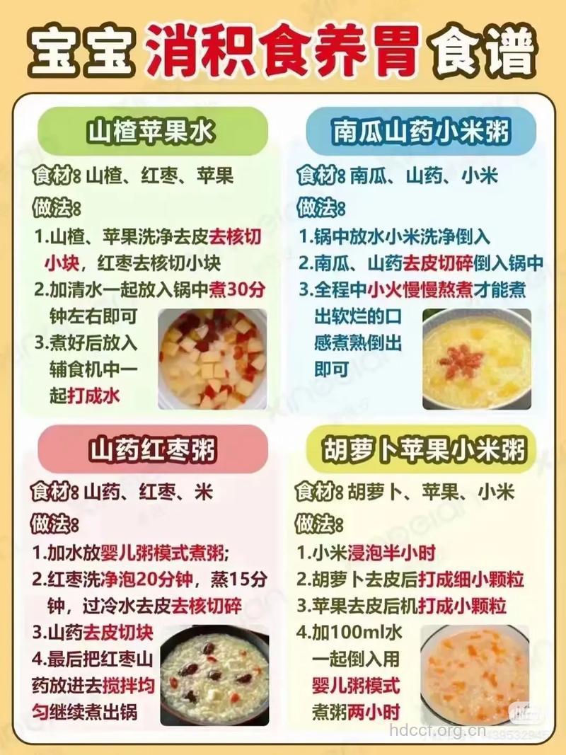 宝宝消化不良吃15种食物