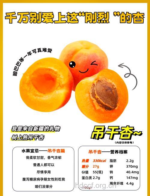 杏脯的营养价值