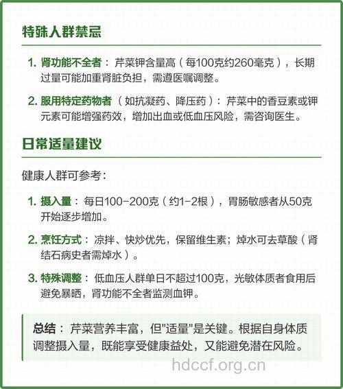 芹菜有哪些禁忌人群