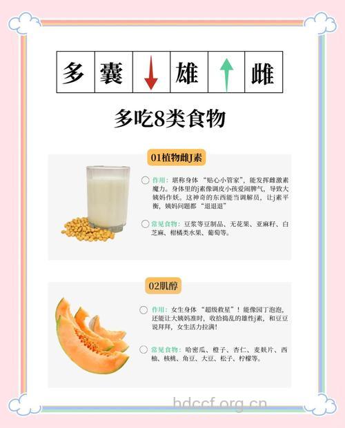 提高女性荷尔蒙的食物
