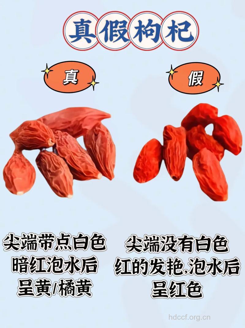 鉴别染色枸杞的七大招