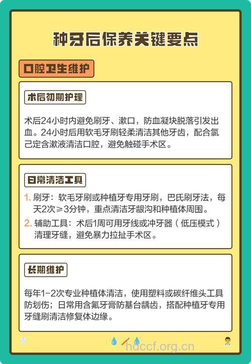 种植牙齿后有哪些保养方法