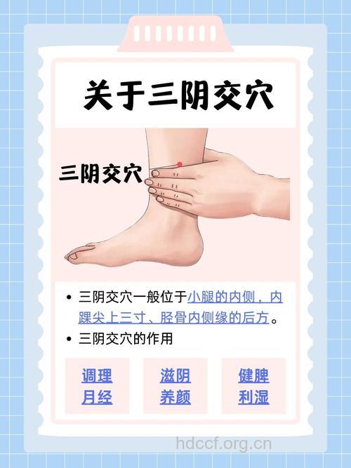 三阴穴 女人不老的穴位