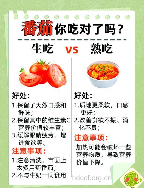西红柿是生吃还是熟吃更有营养