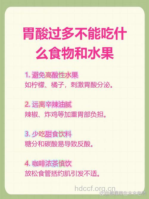 反酸烧心时不宜吃水果