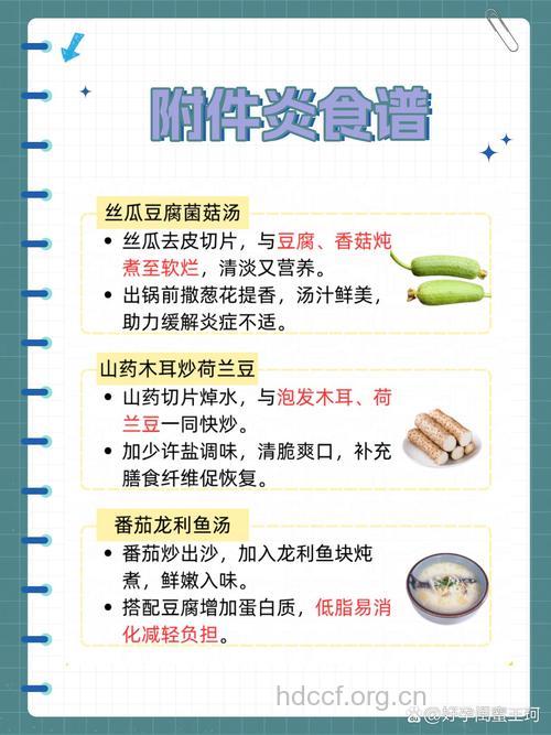 附件炎患者吃什么食物调理好