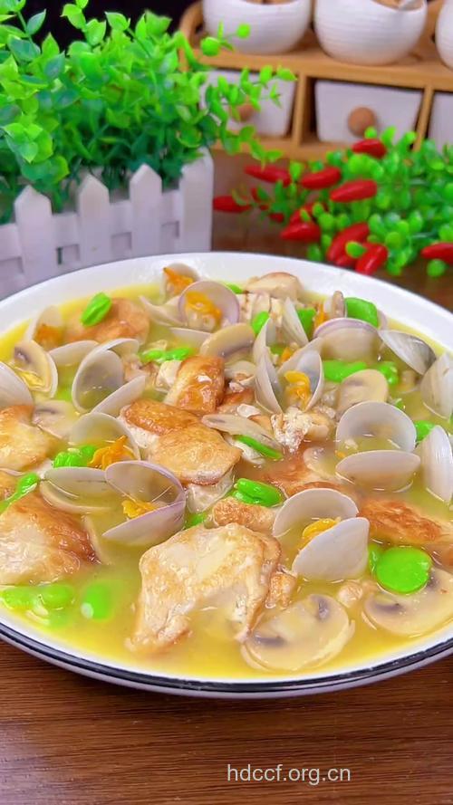 蛤肉炒豆腐让皮肤增白