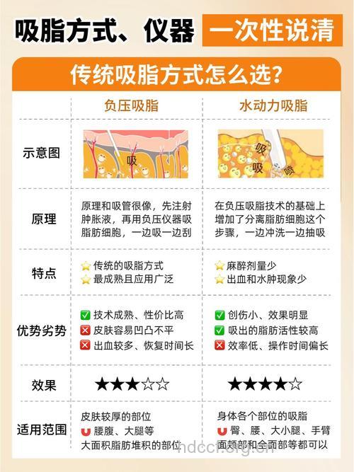 目前最常用的五大吸脂减肥法