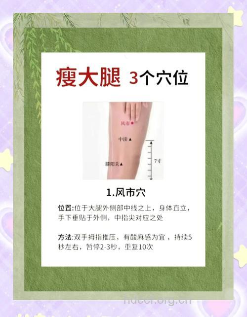 中医推荐的经络瘦腿法