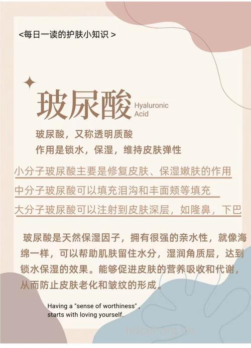 解密玻尿酸的一系列美容功效
