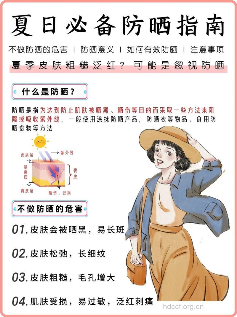 夏季如何正确防紫外线的方法