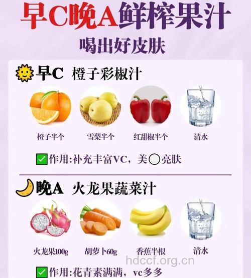 哪些现榨果汁有助于肌肤美白