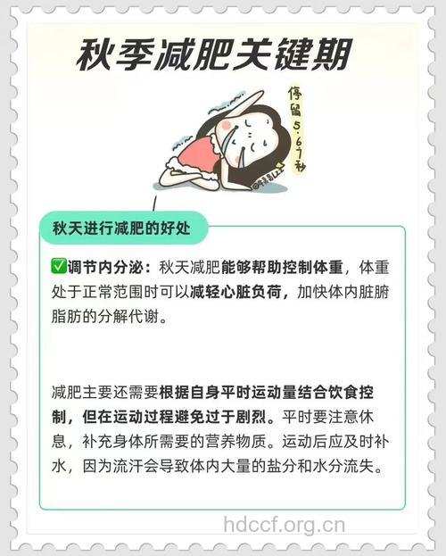 秋季减肥 六大定律莫忘记