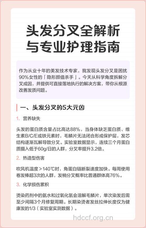 头发分叉怎么办 如何护理