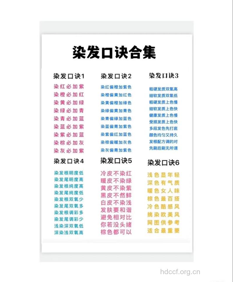 八条实用健康染发建议