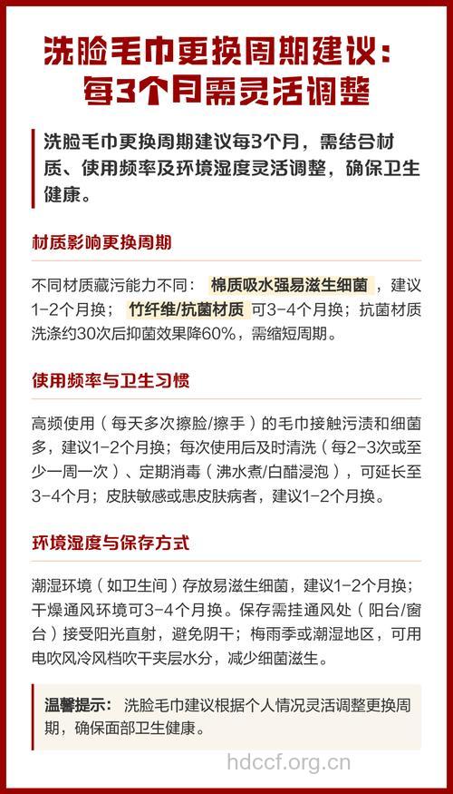 洗脸毛巾多久换一次 常换毛巾也能护肤