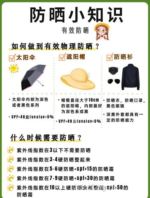 夏季简单防晒小窍门