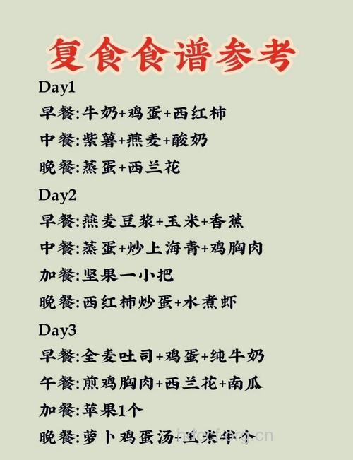 3天晚餐减肥食谱