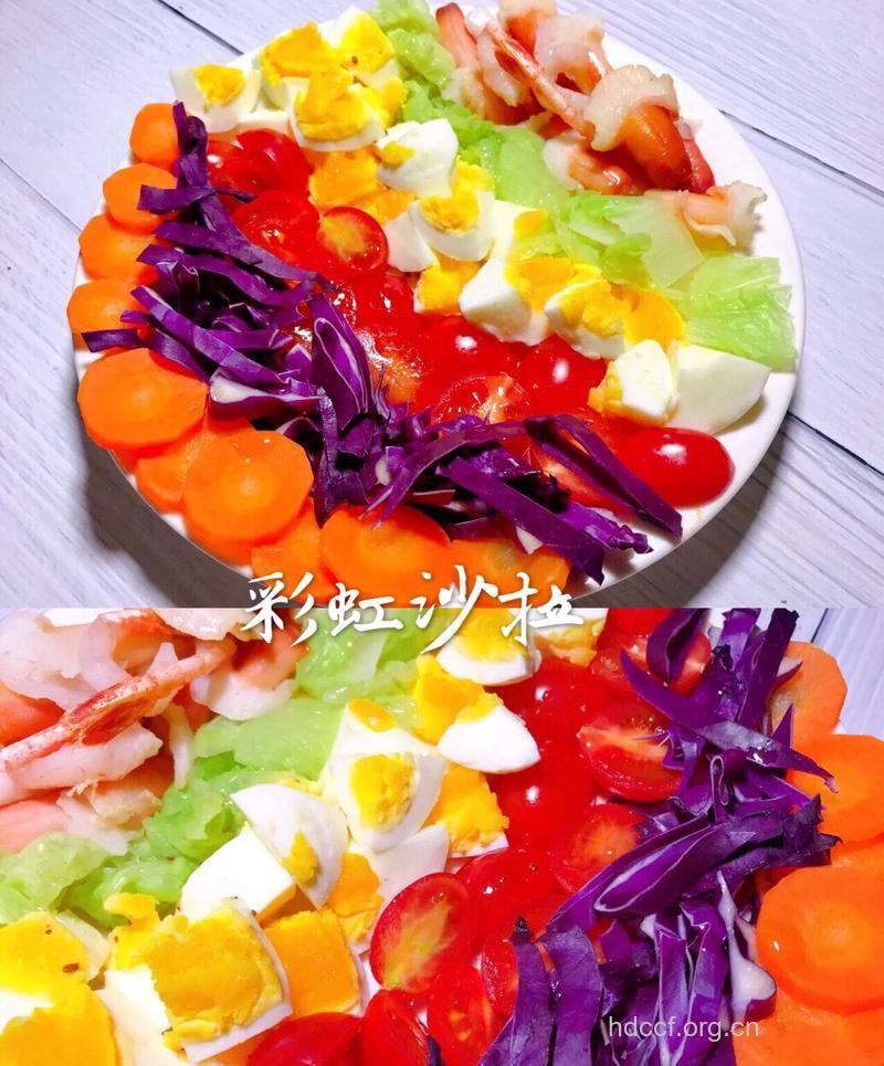 自制减肥沙拉：彩虹水果沙拉的做法